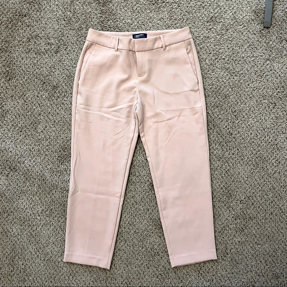 Light Pink Capri-Length Trouser